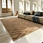 Shu Cotton Fleece geometric rug, non-slip washable thick carpet for living room, bedroom, kids room, hotel